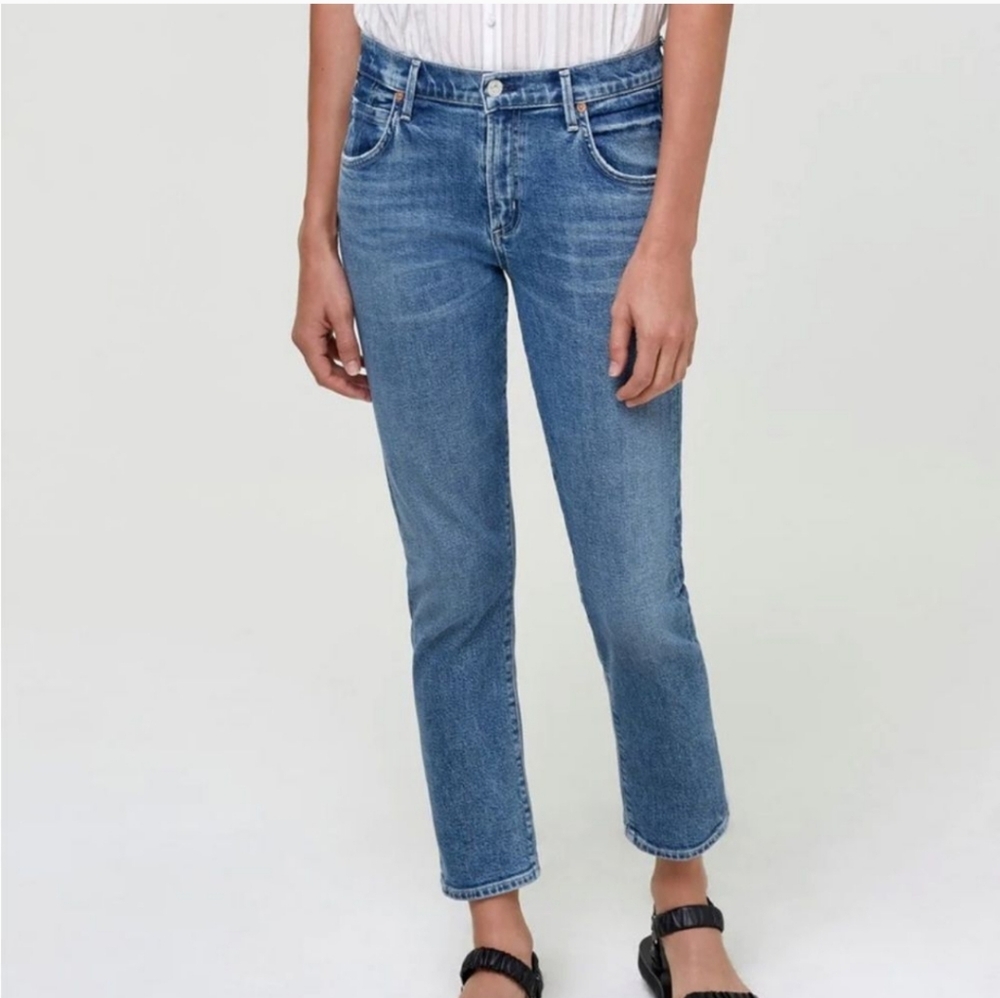 Citizens of Humanity Elsa Mid Rise Straight Jeans